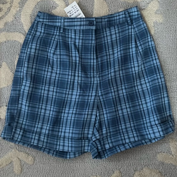 Brandy Melville Blue Amelia Shorts New - Picture 3 of 4